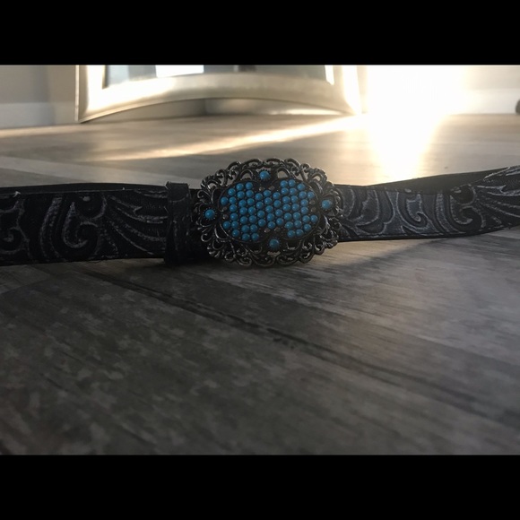 Turquoise and Black Belt - Picture 4 of 4